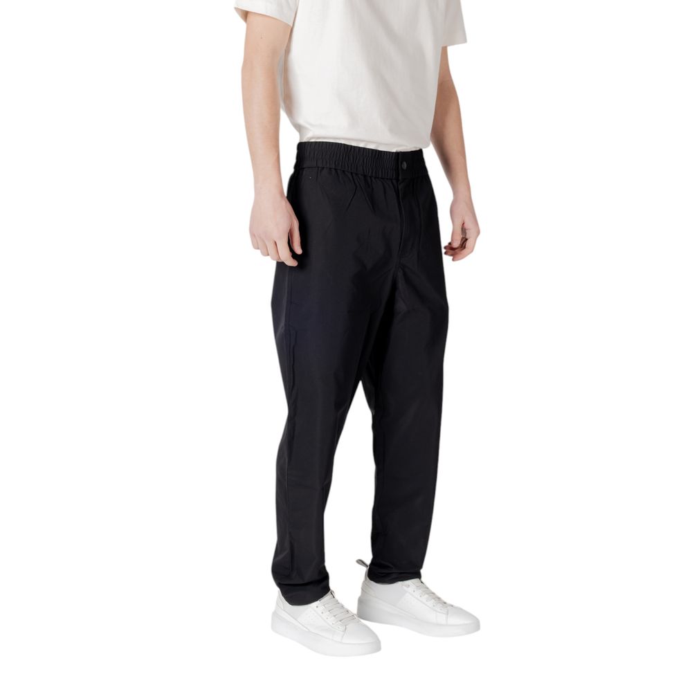 Calvin Klein Jeans Black Polyester Casual Pants