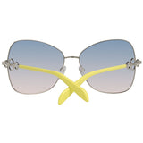 Emilio Pucci Gray Metal Sunglasses