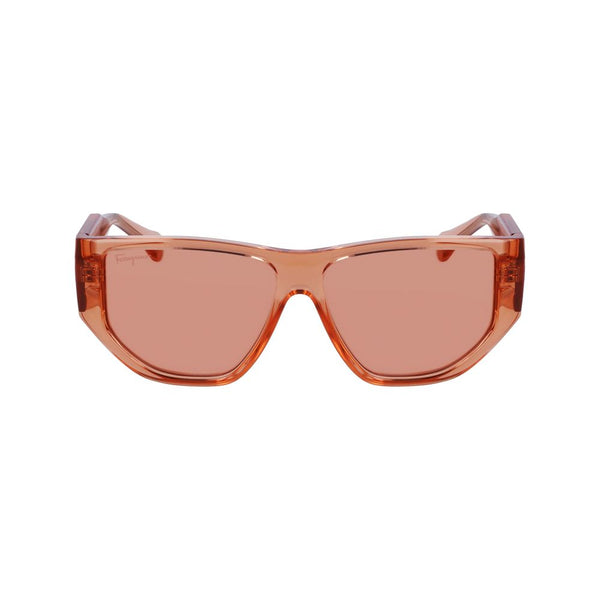 Ferragamo Orange Injected Sunglasses