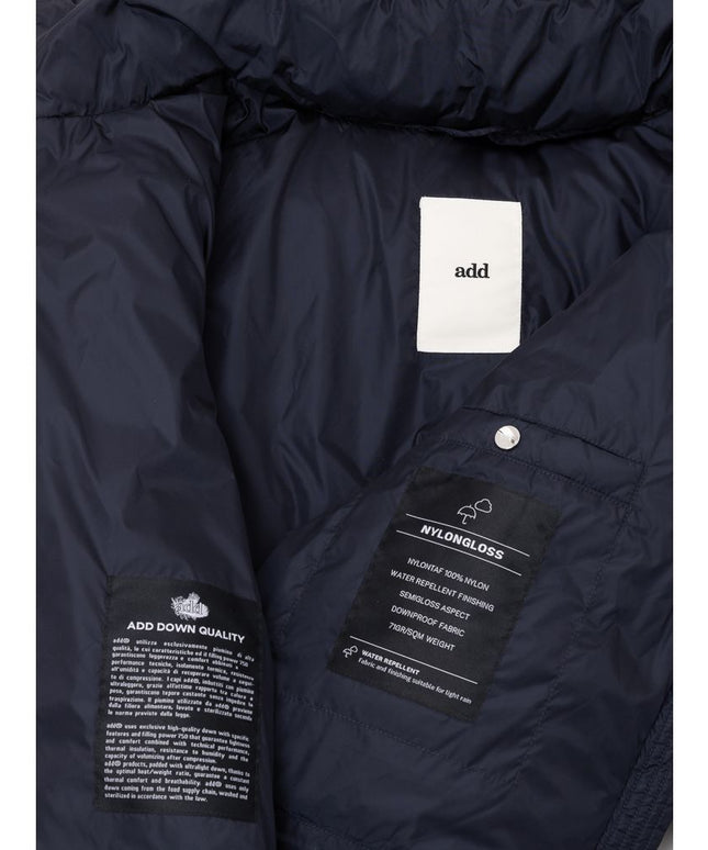 Add Blue Polyamide Jackets & Coat