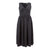 Lardini Elegant Black Polyethylene Dress