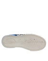 Dolce & Gabbana White Blue Logo Portofino Sneakers Shoes