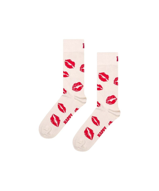 Happy Socks Beige Cotton Sock