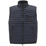 Refrigiwear Blue Nylon Men Vest with Down Padding