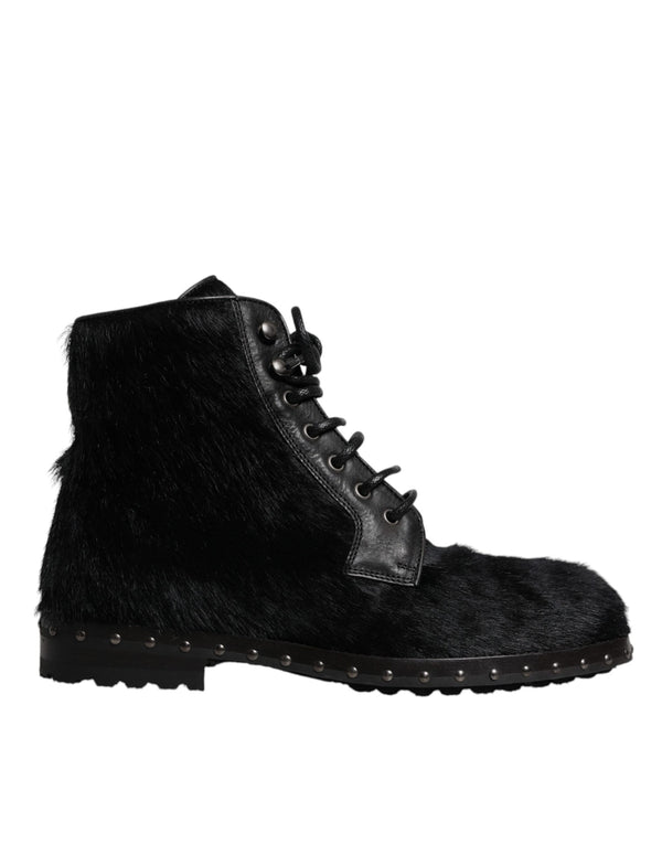 Dolce & Gabbana Leather Logo Outfito.ae
