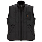 Refrigiwear Black Polyester Men's Quilted Vest