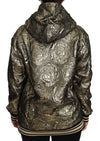 Dolce & Gabbana Im The Queen Jaquard Gold SweatshirtHoodie