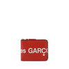 Comme Des Garçons Wallet Leather Logo Outfito.ae
