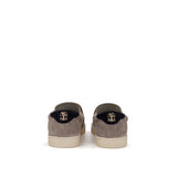 Brunello Cucinelli Beige Leather Sneaker