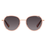Polaroid Rose Gold Metal Sunglasses