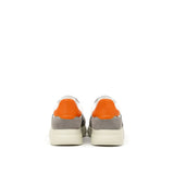 Axel Arigato Bicolor Fabric And Leather Athletic Sneakers