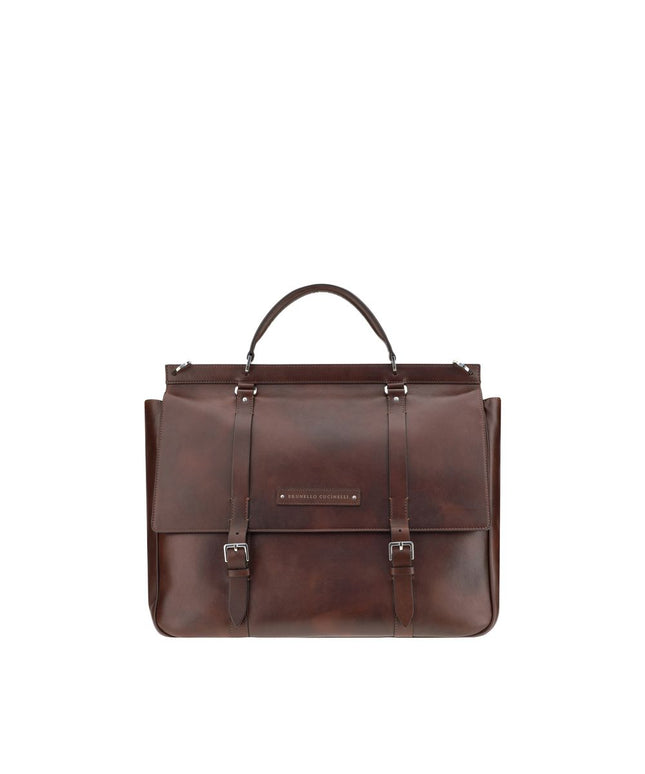 Brunello Cucinelli Leather Travel Bag