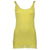 Silvian Heach Yellow Cotton Womens Tank with Lace Detail