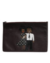 Dolce & Gabbana Leather Logo Outfito.ae