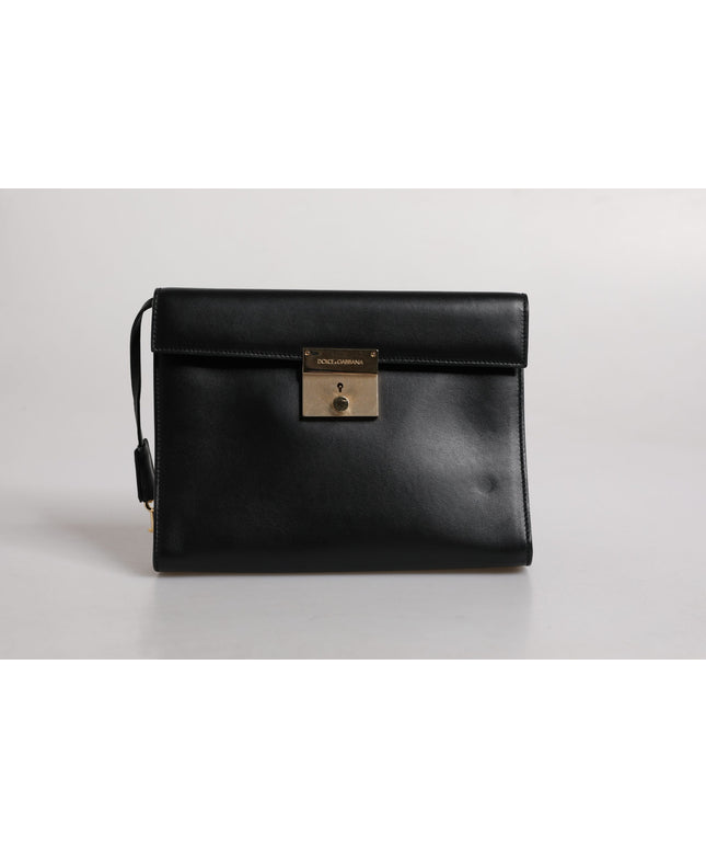 Dolce & Gabbana Leather Logo Outfito.ae