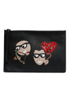 Dolce & Gabbana Leather Logo Outfito.ae