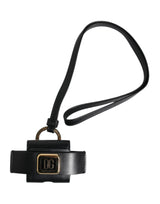Dolce & Gabbana Leather Logo Outfito.ae