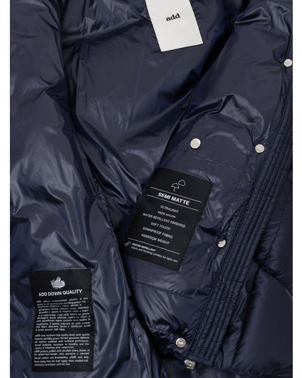 Add Blue Polyamide Jackets & Coat
