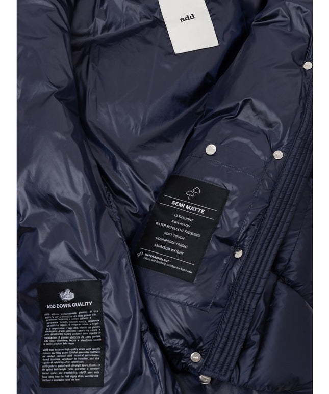 Add Blue Polyamide Jackets & Coat