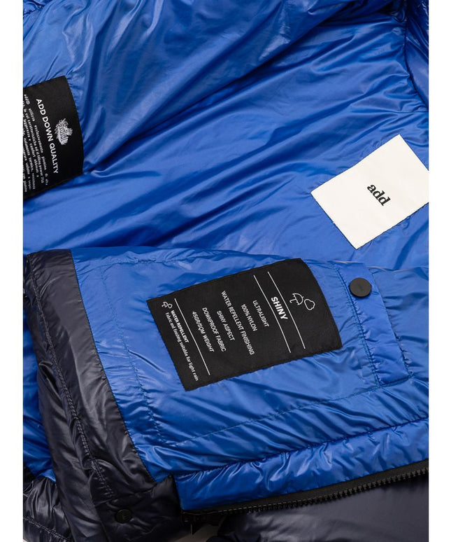 Add Blue Polyamide Jackets & Coat