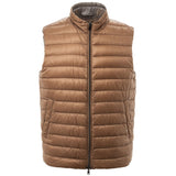 Herno Brown Polyamide Sleveless Jacket