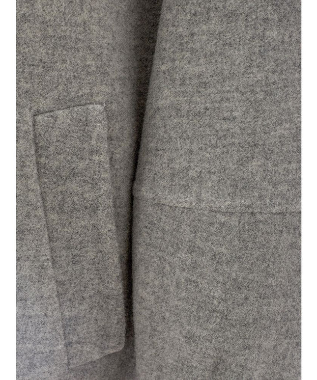 Herno Elegant Gray Wool Jacket for Timeless Style