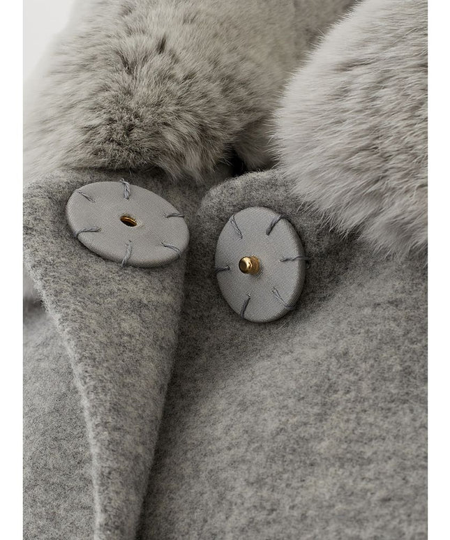 Herno Elegant Gray Wool Jacket for Timeless Style