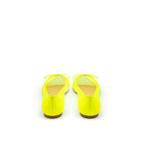 Christian Louboutin Sunshine Yellow Mesh Flat Elegance
