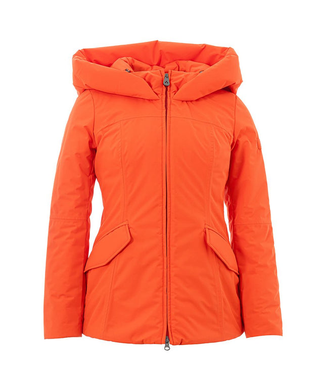 Peuterey Elegant Orange Polyester Jacket for Women