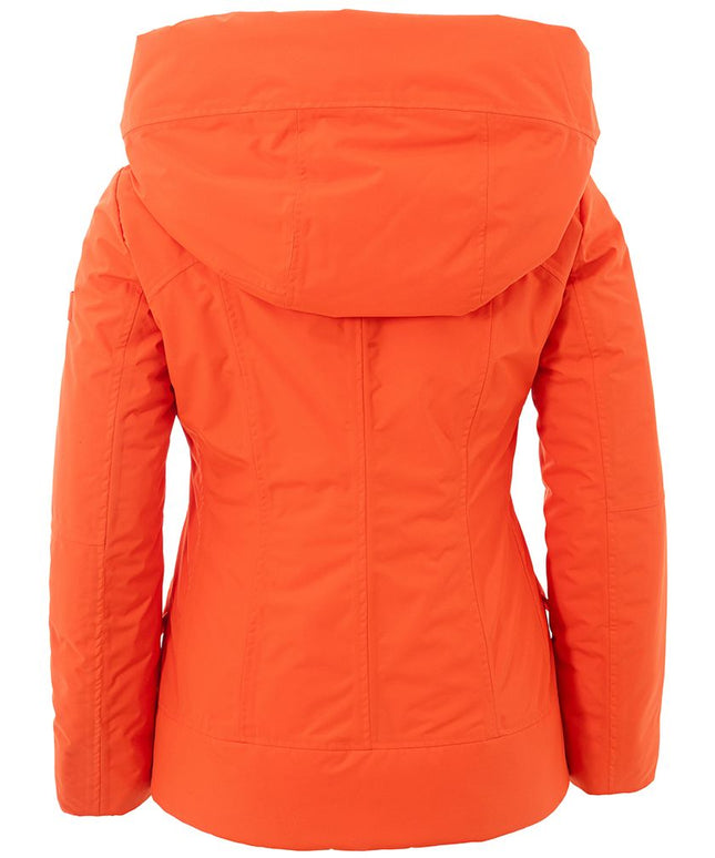 Peuterey Elegant Orange Polyester Jacket for Women