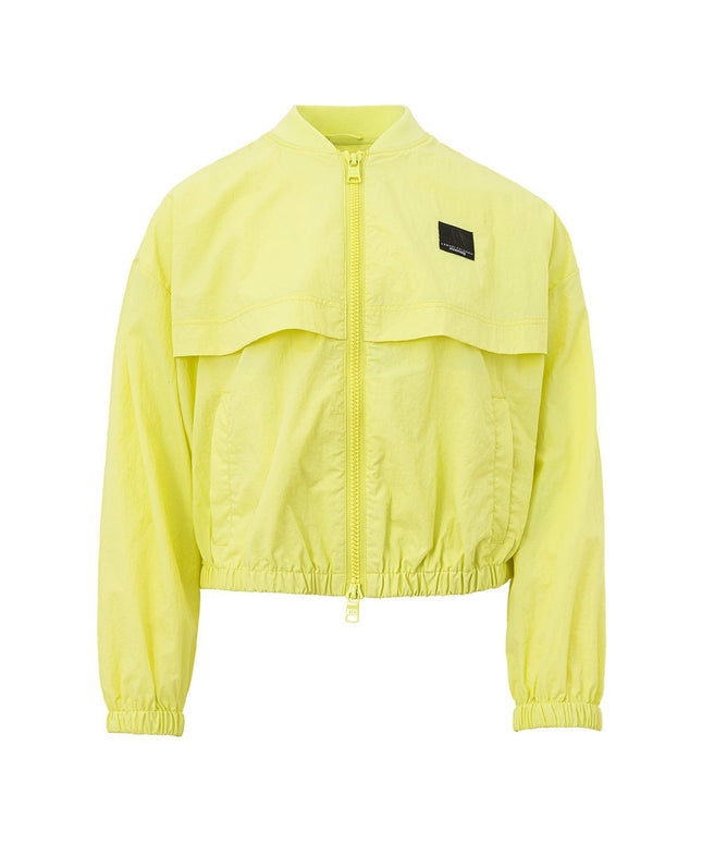 Armani Exchange Chic Yellow Polyamide Jacket for Women