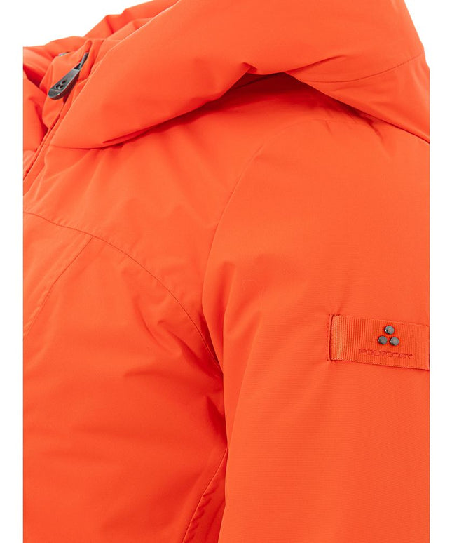 Peuterey Elegant Orange Polyester Jacket for Women