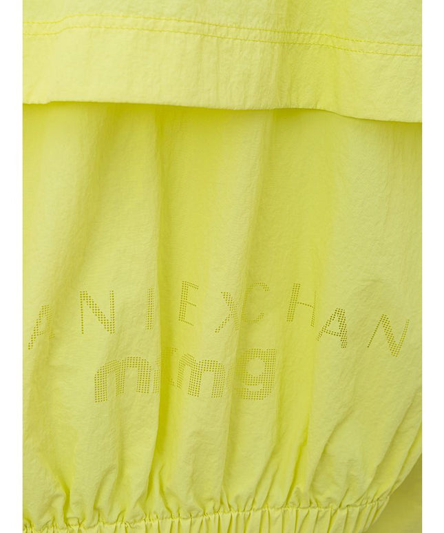 Armani Exchange Chic Yellow Polyamide Jacket for Women