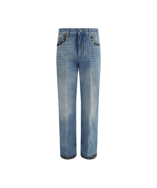Valentino Jeans with floral details