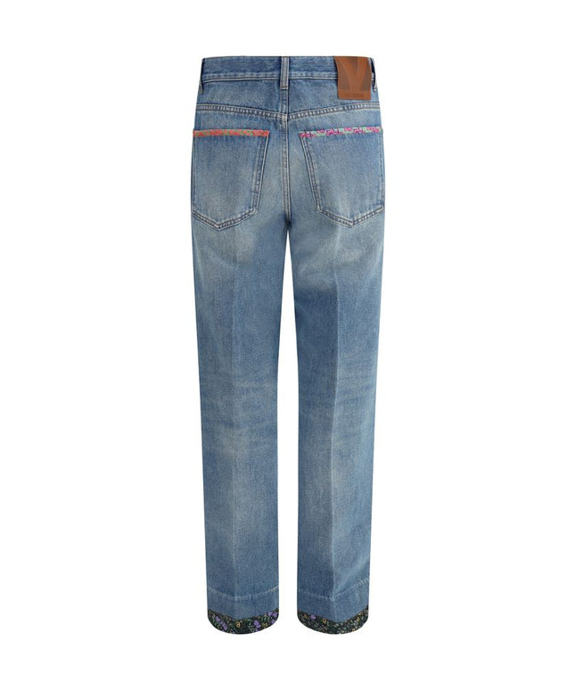 Valentino Jeans with floral details