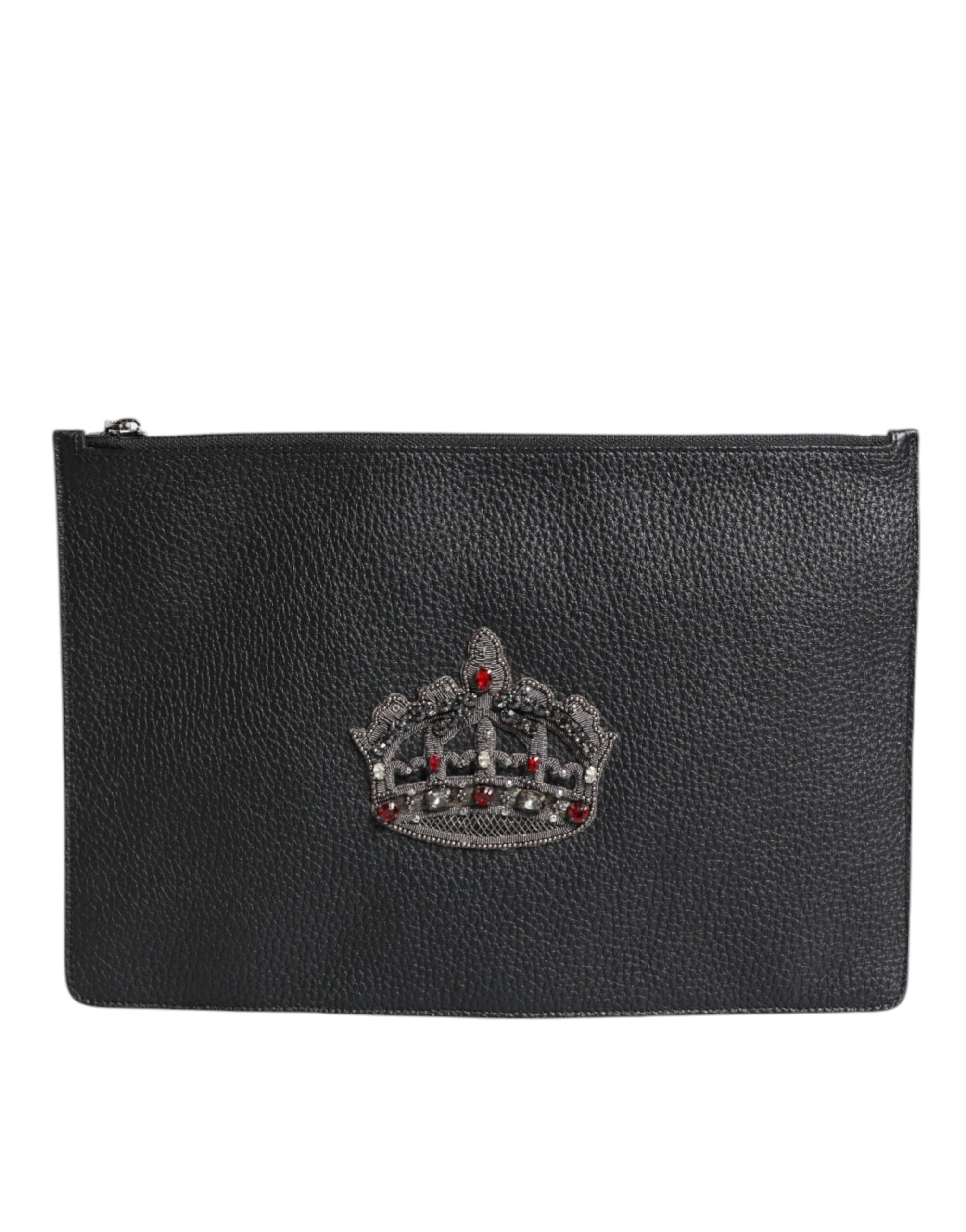 Dolce & Gabbana Leather Logo Outfito.ae