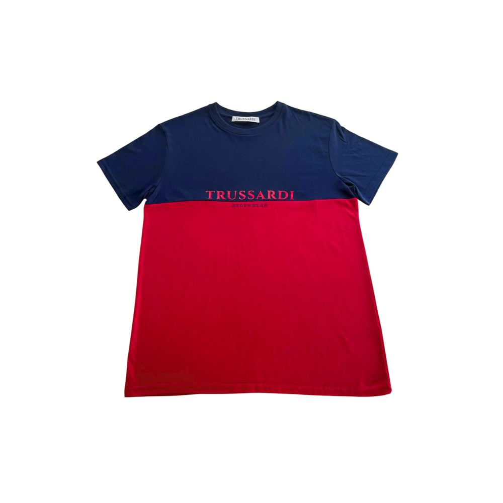 Trussardi Beachwear Cotton Logo Outfito.ae
