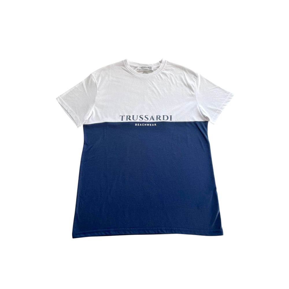 Trussardi Beachwear Cotton Logo Outfito.ae