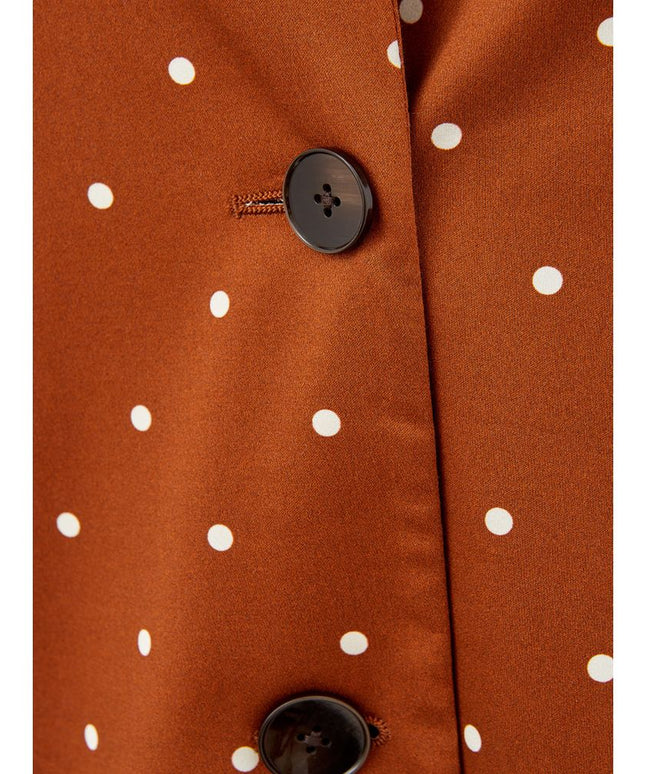 Lardini Chic Cotton Brown Jacket for the Modern Woman