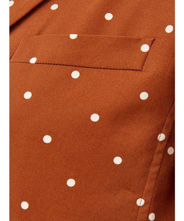 Lardini Chic Cotton Brown Jacket for the Modern Woman