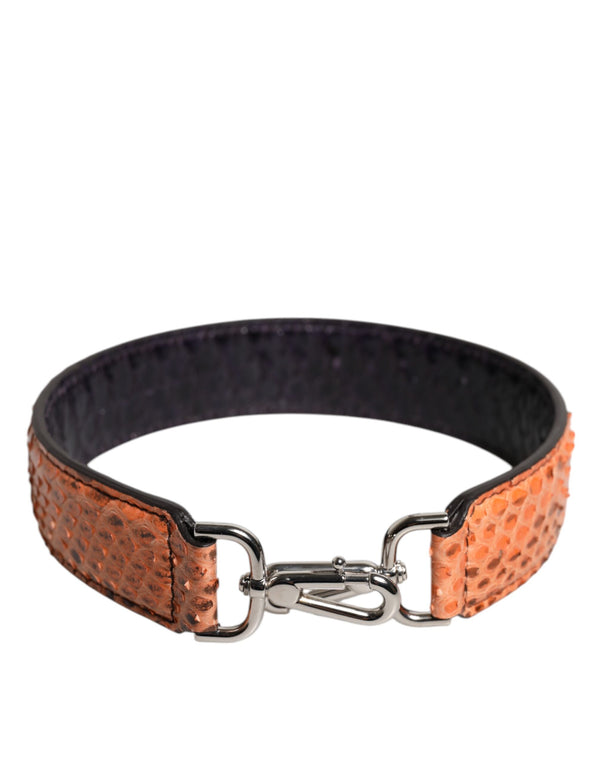 Dolce & Gabbana Leather Logo Outfito.ae