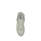 Burberry White Rubber Low Top Sneakers