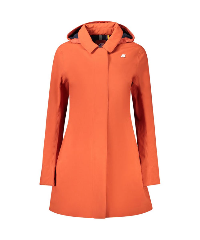 K-WAY Red Polyester Women Coat