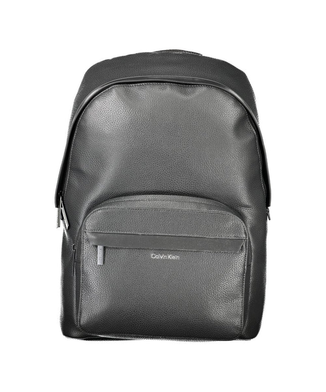 Calvin Klein Black Polyester Men Backpack