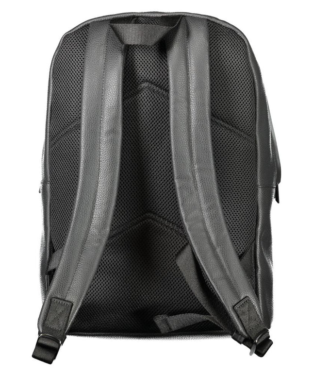 Calvin Klein Black Polyester Men Backpack