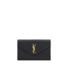 Saint Laurent Leather Logo Outfito.ae