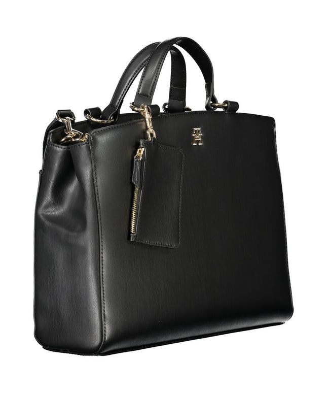 Tommy Hilfiger Black Polyethylene Women Handbag