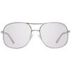 نظارات شمسية نسائية فضية من Guess