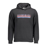 Napapijri Napapijri Black Cotton Men Hoodie (Italian Size MEN: XXL, nan: nan, nan: nan)