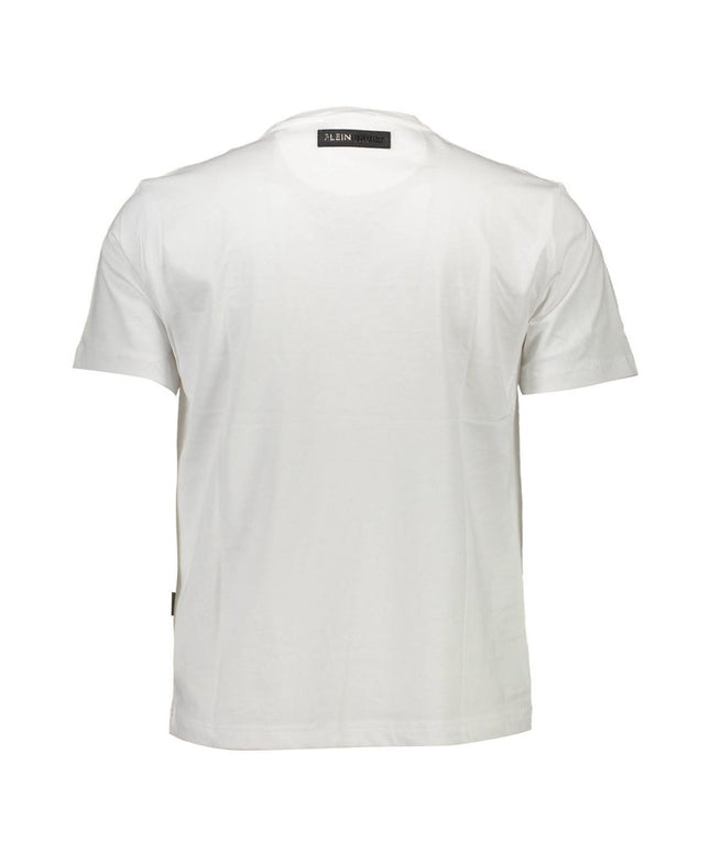Plein Sport White Cotton Men T-Shirt